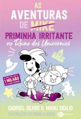 Capa de As Aventuras de Priminha Irritante no Reino dos Unicórnios